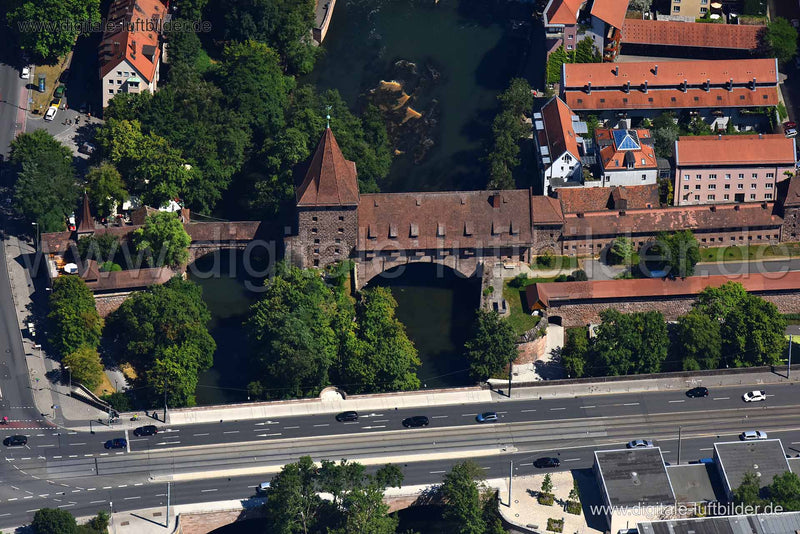 Luftaufnahme Schleyer Turm in Nürnberg | Mittelfranken, Bayern