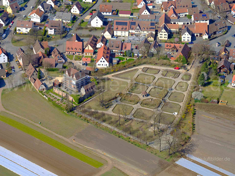 Luftaufnahme Schloss Neunhof in Nürnberg | Mittelfranken, Bayern