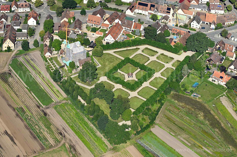 Luftaufnahme Schloss Neunhof in Nürnberg | Mittelfranken, Bayern