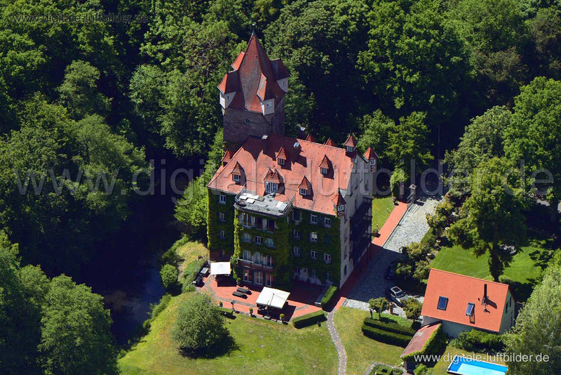 Luftaufnahme Schloss Unterbürg in Nürnberg | Mittelfranken, Bayern