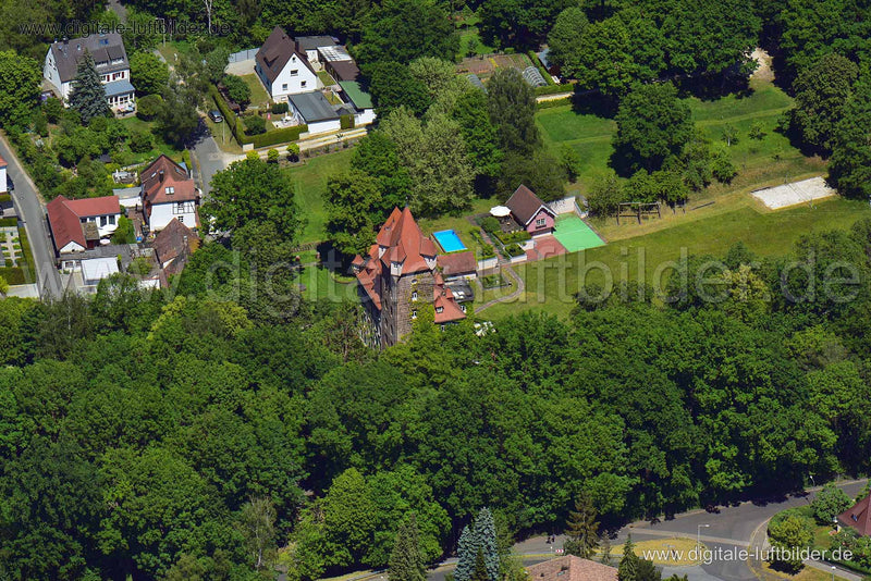 Luftaufnahme Schloss Unterbürg in Nürnberg | Mittelfranken, Bayern