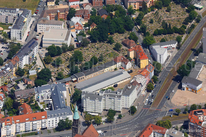 Luftaufnahme Schloßstraße in Nürnberg | Mittelfranken, Bayern