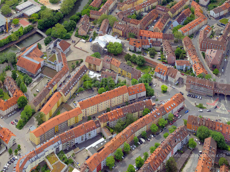Luftaufnahme Herrenschießhaus in Nürnberg | Mittelfranken, Bayern