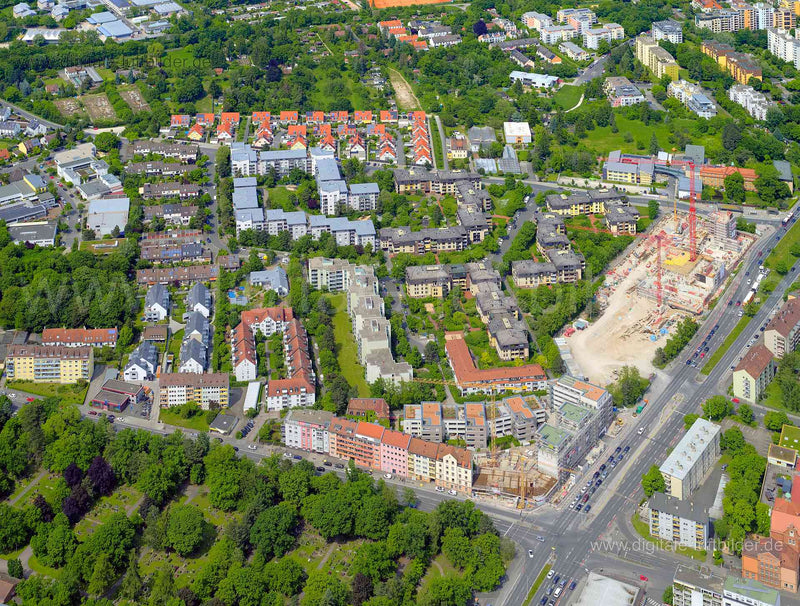 Luftaufnahme Schnieglinger Straße in Nürnberg | Mittelfranken, Bayern