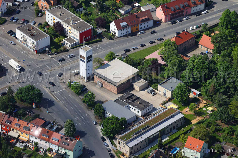Luftaufnahme Schnieglinger Straße Ecke Fuchsloch in Nürnberg | Mittelfranken, Bayern