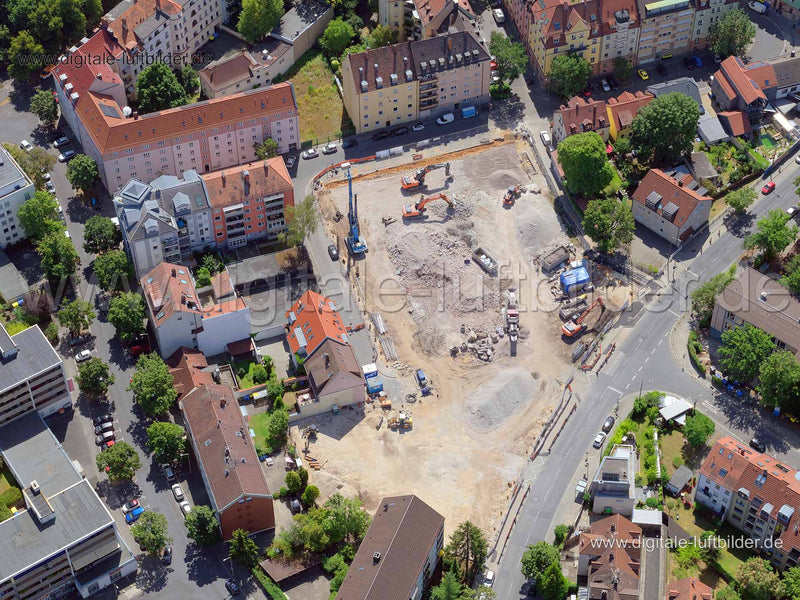 Luftaufnahme Schopenhauerstraße in Nürnberg | Mittelfranken, Bayern