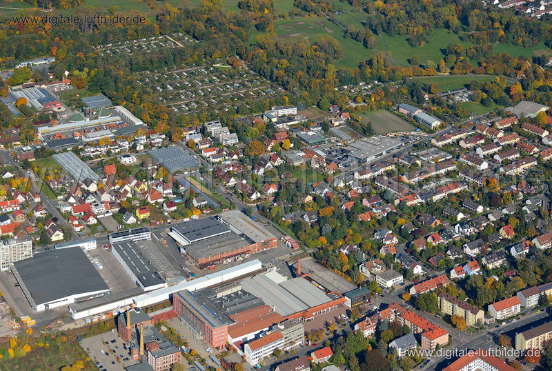 Luftaufnahme Schopenhauerstraße in Nürnberg | Mittelfranken, Bayern