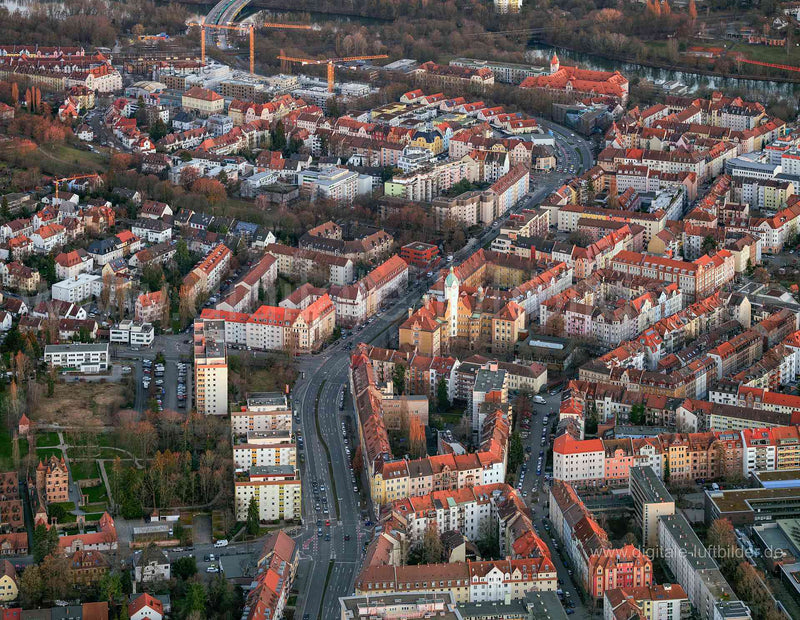 Luftaufnahme Schoppershof in Nürnberg | Mittelfranken, Bayern