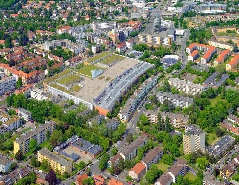 Luftaufnahme Mercado in Nürnberg | Mittelfranken, Bayern