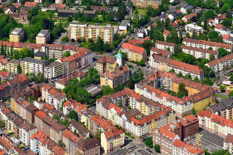 Luftaufnahme Schoppershof in Nürnberg | Mittelfranken, Bayern
