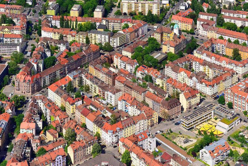 Luftaufnahme Schoppershof in Nürnberg | Mittelfranken, Bayern