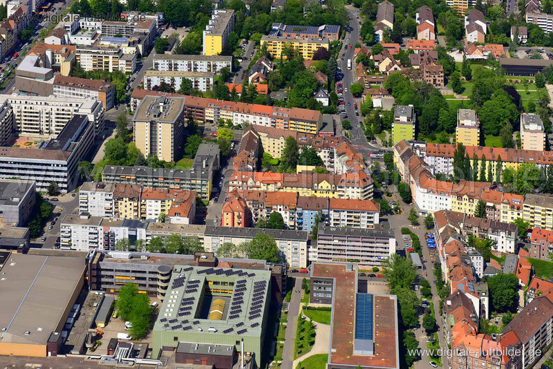 Luftaufnahme Schoppershof in Nürnberg | Mittelfranken, Bayern