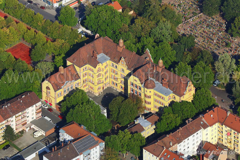 Luftaufnahme Schule St. Leonhard in Nürnberg | Mittelfranken, Bayern
