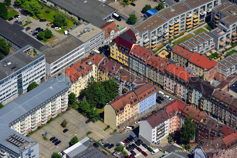 Luftaufnahme Schumannstraße in Nürnberg | Mittelfranken, Bayern