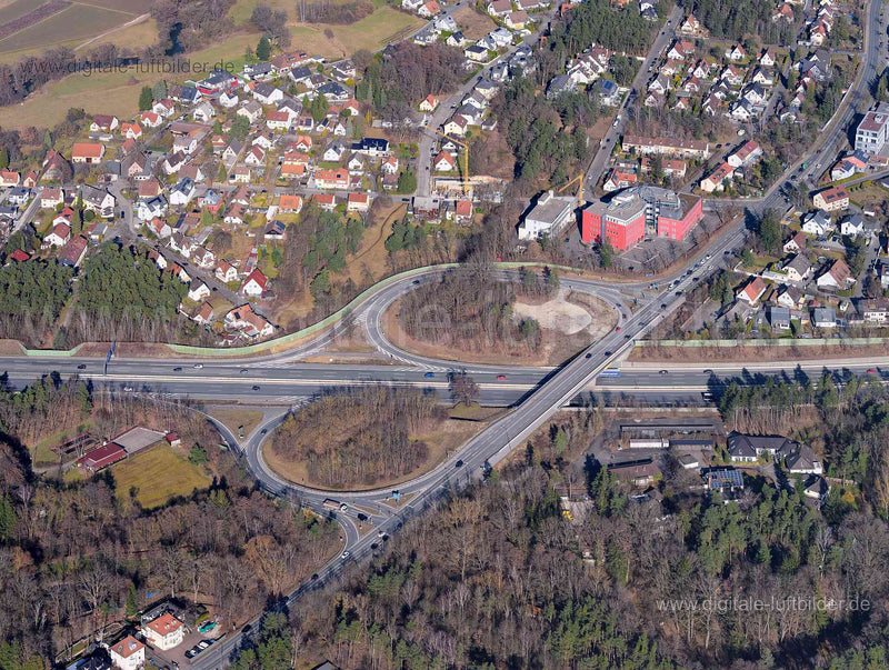 Luftaufnahme Schwaig in Nürnberg | Mittelfranken, Bayern