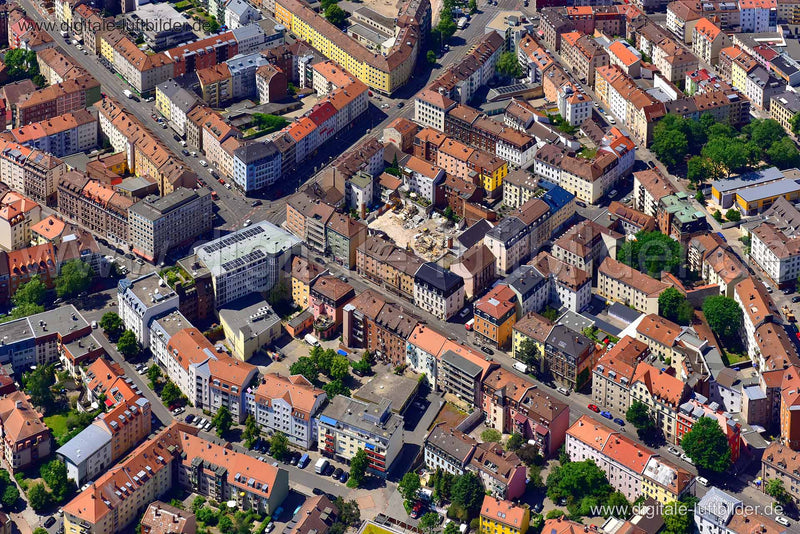 Luftaufnahme Schweiggerstraße in Nürnberg | Mittelfranken, Bayern