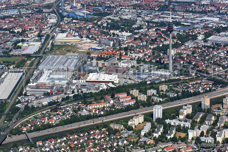 Luftaufnahme Schweinau in Nürnberg | Mittelfranken, Bayern