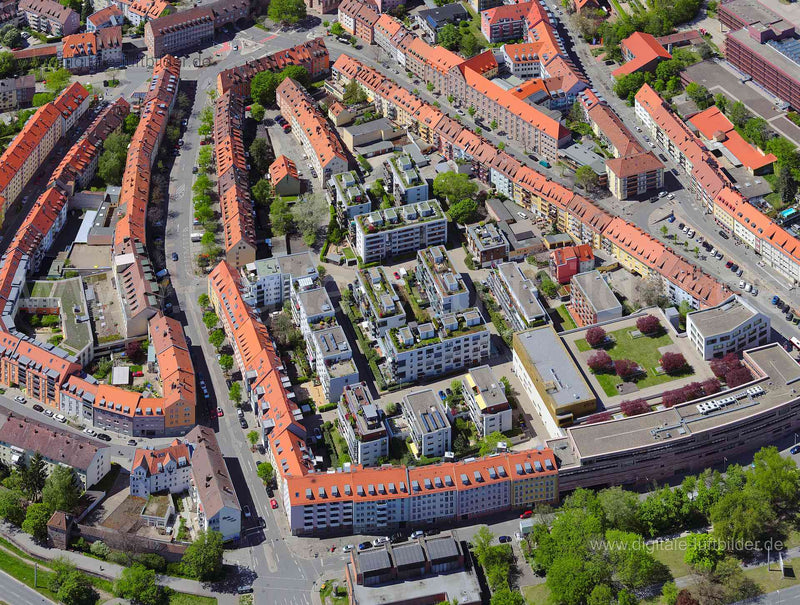 Luftaufnahme Sebalder Höfe in Nürnberg | Mittelfranken, Bayern