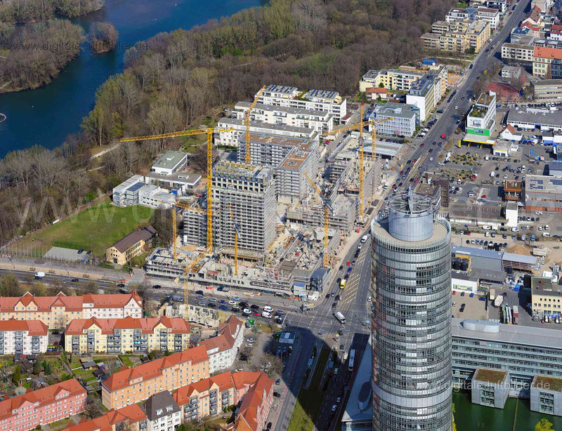 Luftaufnahme Seetor in Nürnberg | Mittelfranken, Bayern