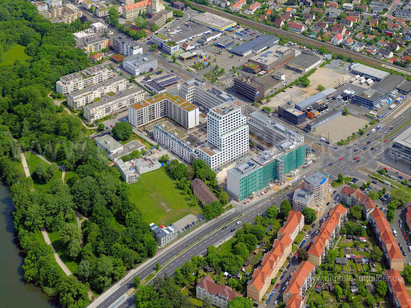 Luftaufnahme Seetor City Campus in Nürnberg | Mittelfranken, Bayern