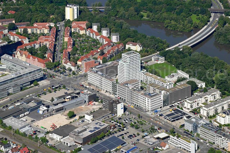 Luftaufnahme Seetor City Campus in Nürnberg | Mittelfranken, Bayern