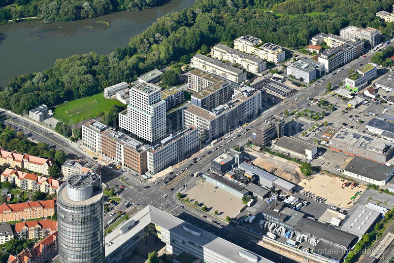 Luftaufnahme Seetor City Campus in Nürnberg | Mittelfranken, Bayern