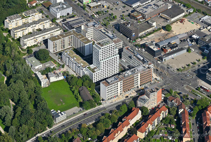 Luftaufnahme Seetor City Campus in Nürnberg | Mittelfranken, Bayern
