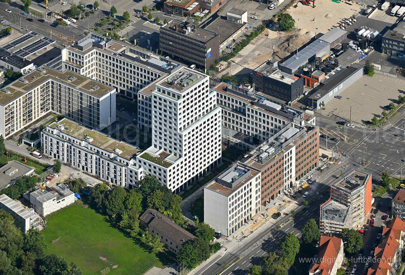 Luftaufnahme Seetor City Campus in Nürnberg | Mittelfranken, Bayern