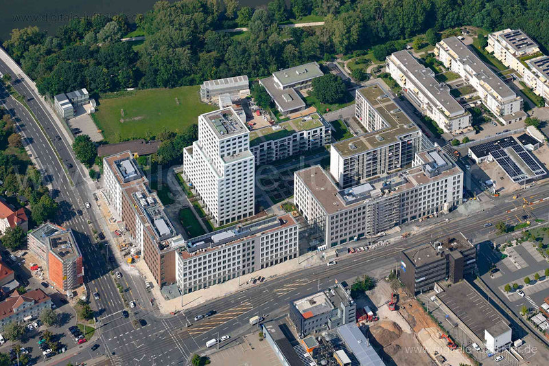 Luftaufnahme Seetor City Campus in Nürnberg | Mittelfranken, Bayern