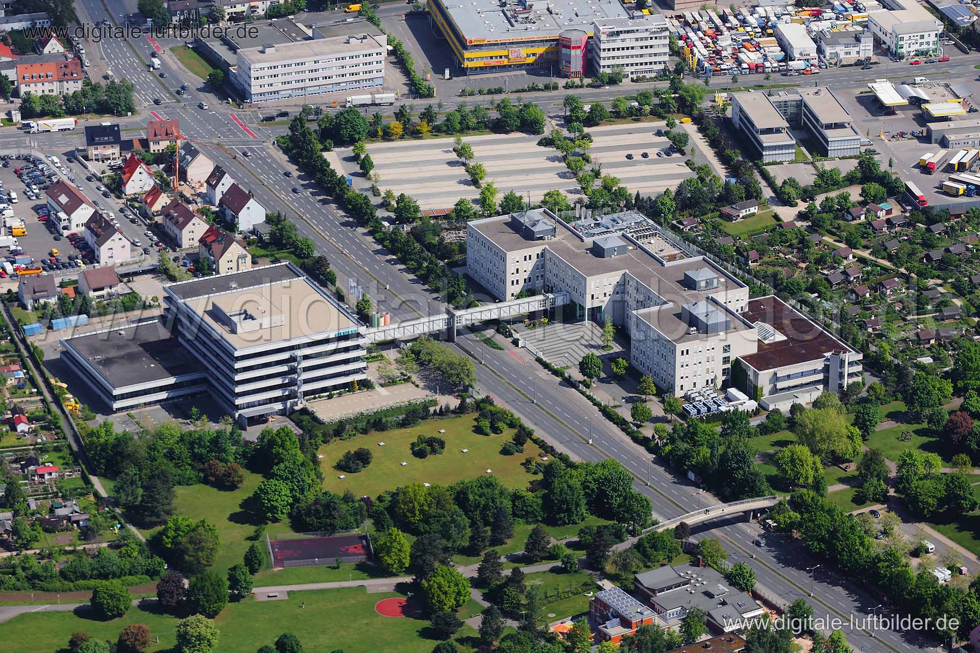 Luftaufnahme Siemens - von der Tann Straße in Nürnberg | Mittelfranken, Bayern