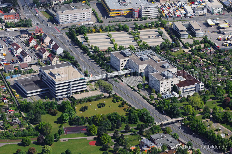 Luftaufnahme Siemens - von der Tann Straße in Nürnberg | Mittelfranken, Bayern