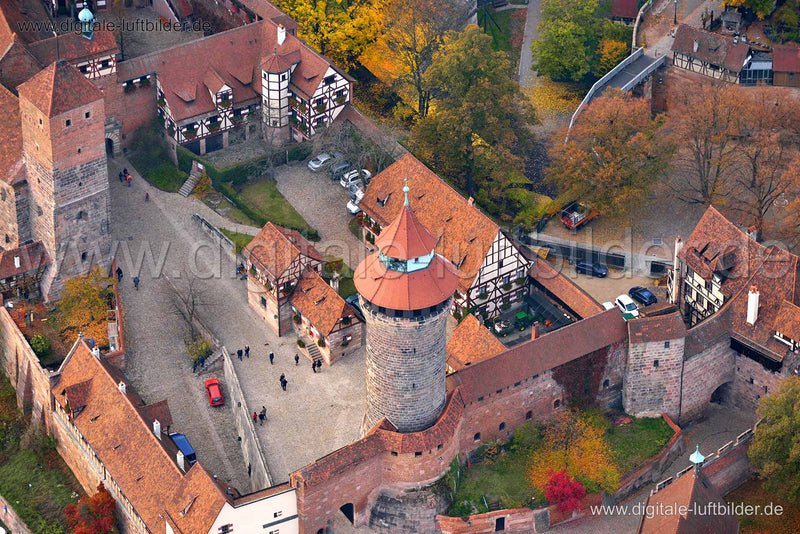 Luftaufnahme Sinwellturm in Nürnberg | Mittelfranken, Bayern
