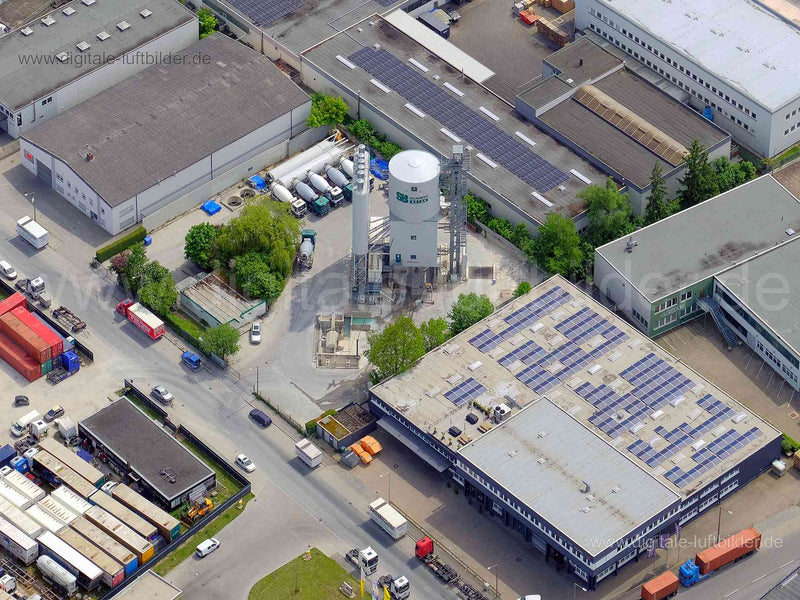 Luftbild - Solnhofener Beton, Ort: Nürnberg, Tags: Solhofener Beton, , Ergersheimer Straße, Illesheimer Straße, Ipsheimer ...