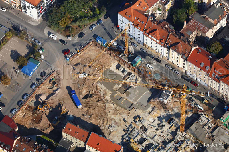 Luftaufnahme Spohrstraße in Nürnberg | Mittelfranken, Bayern