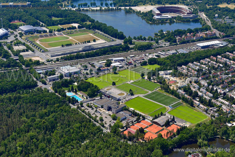 Luftaufnahme Sportpark Valznerweiher in Nürnberg | Mittelfranken, Bayern