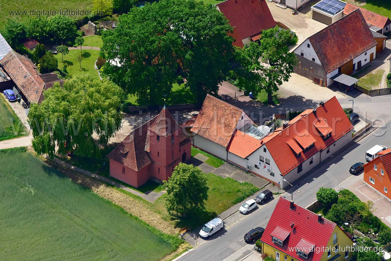 Luftaufnahme St. Felicitas-Kapelle in Nürnberg | Mittelfranken, Bayern