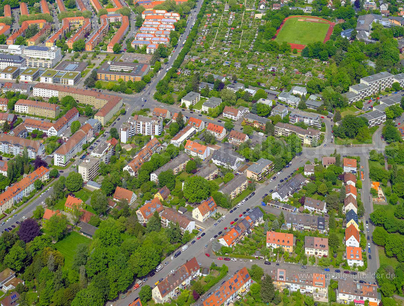 Luftaufnahme St. Jobst in Nürnberg | Mittelfranken, Bayern