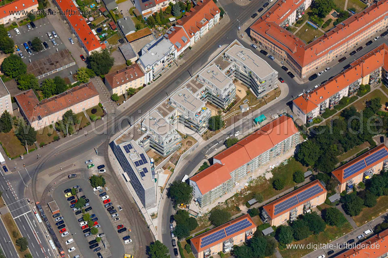 Luftaufnahme St. Johannis in Nürnberg | Mittelfranken, Bayern