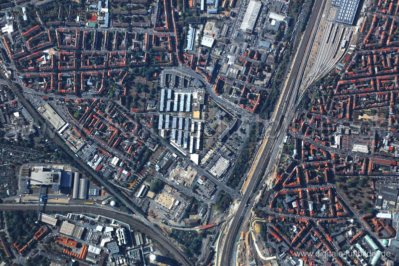 Luftaufnahme St. Leonhard in Nürnberg | Mittelfranken, Bayern