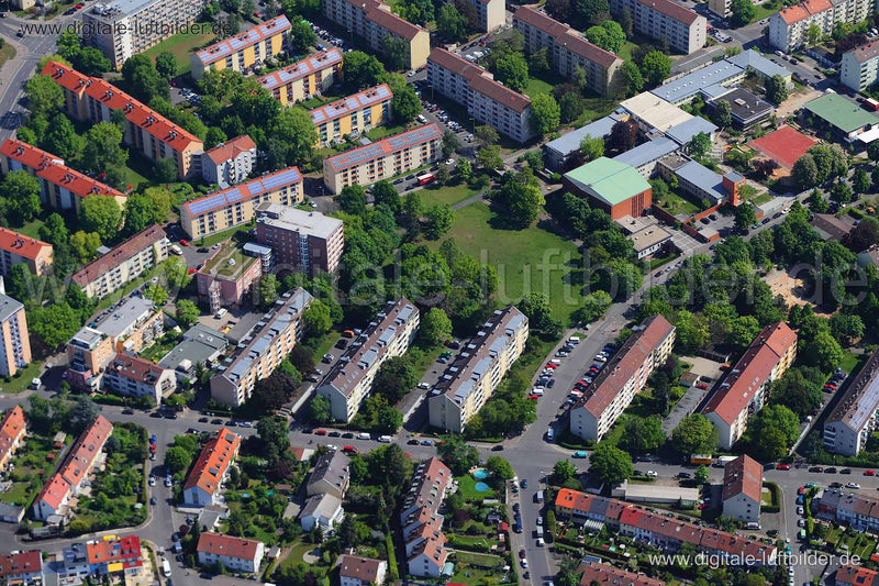 Luftaufnahme St. Leonhard in Nürnberg | Mittelfranken, Bayern