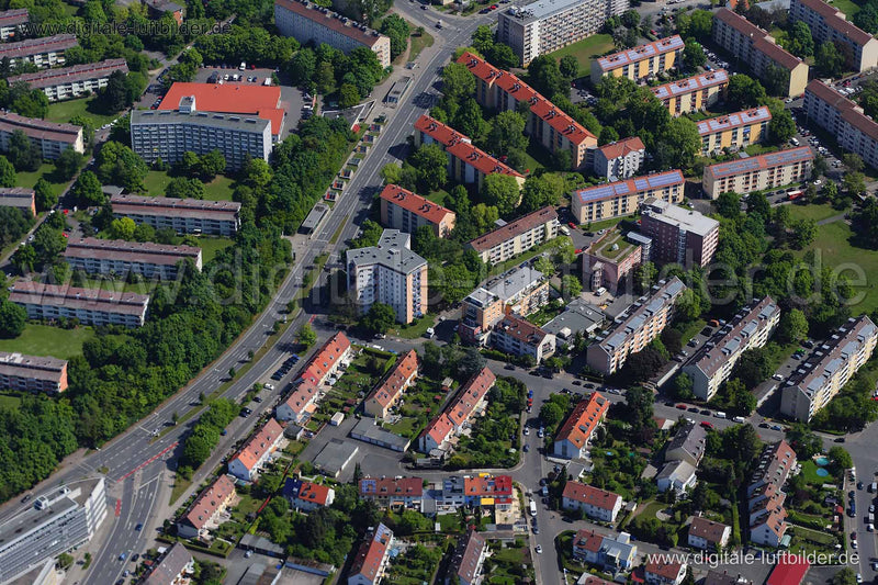 Luftaufnahme St. Leonhard in Nürnberg | Mittelfranken, Bayern