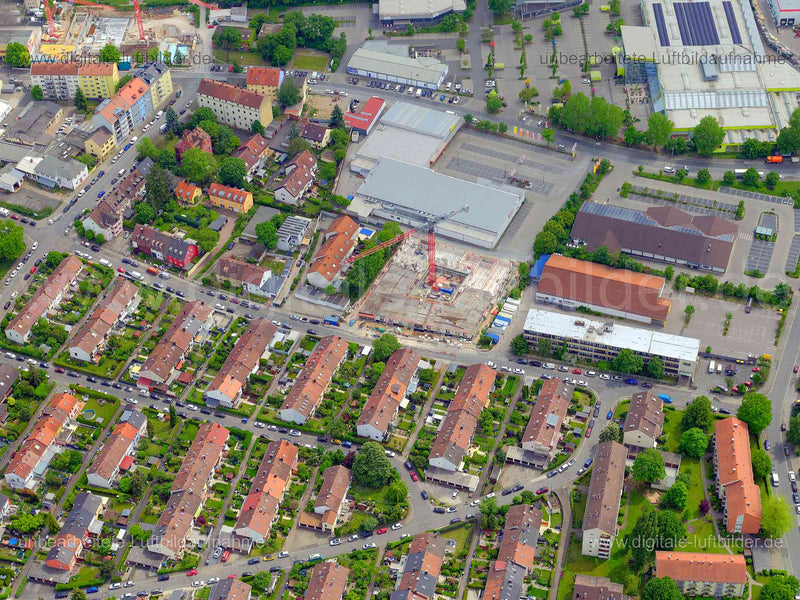 Luftaufnahme Geiseestraße in Nürnberg | Mittelfranken, Bayern