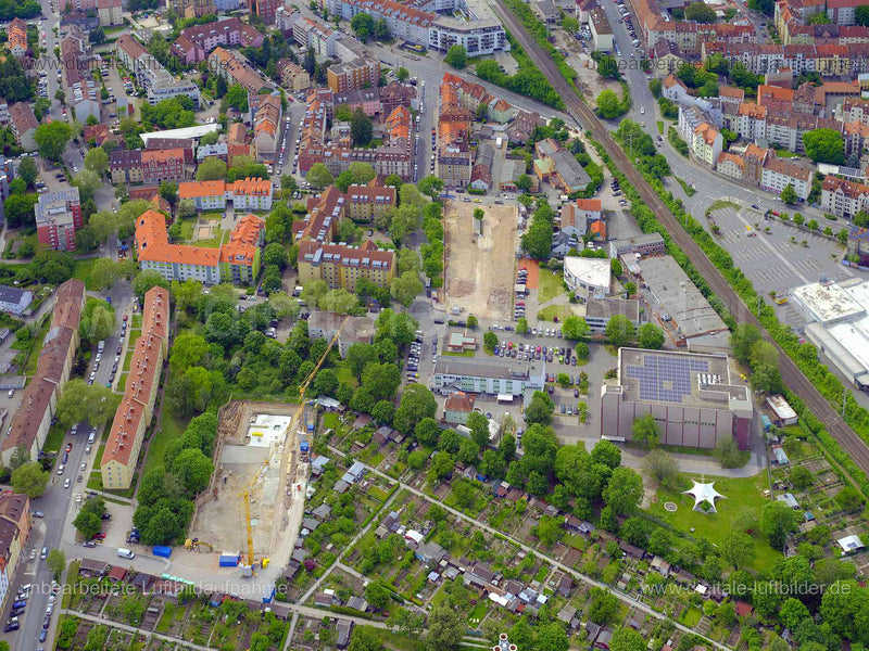 Luftaufnahme St. Leonhardt in Nürnberg | Mittelfranken, Bayern
