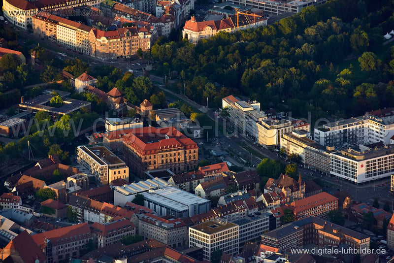 Luftaufnahme St. Lorenz in Nürnberg | Mittelfranken, Bayern
