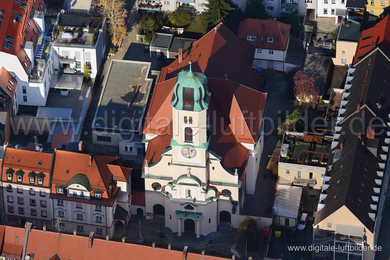 Luftaufnahme St. Michael in Nürnberg | Mittelfranken, Bayern