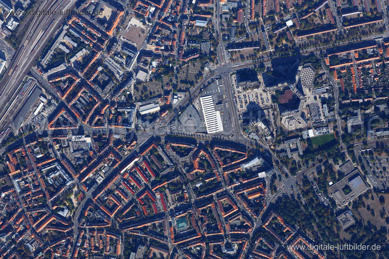 Luftaufnahme St. Peter in Nürnberg | Mittelfranken, Bayern