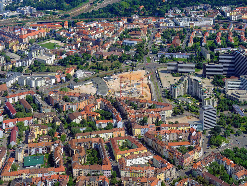 Luftaufnahme St. Peter in Nürnberg | Mittelfranken, Bayern