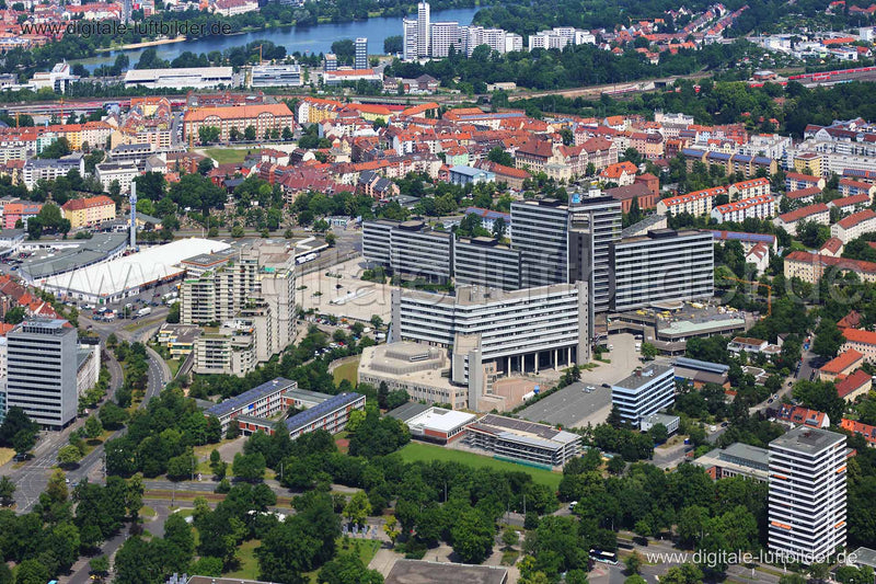 Luftaufnahme St. Peter & Wöhrd in Nürnberg | Mittelfranken, Bayern