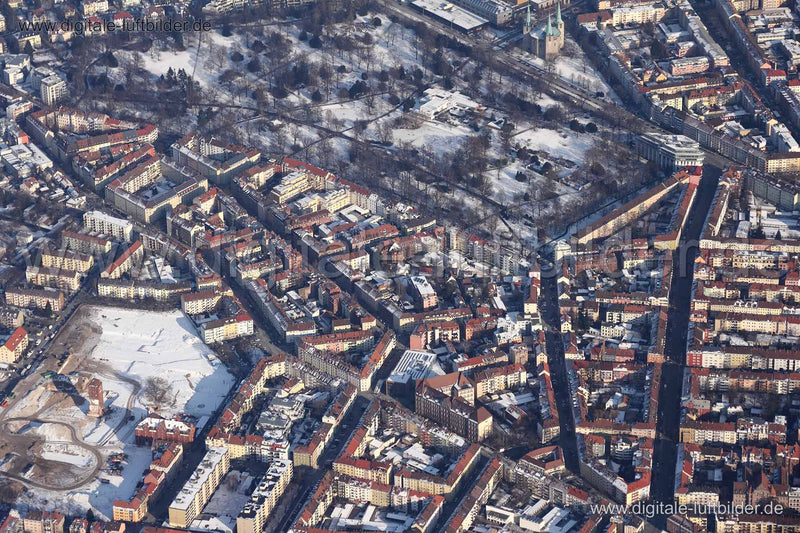Luftaufnahme Stadtpark in Nürnberg | Mittelfranken, Bayern