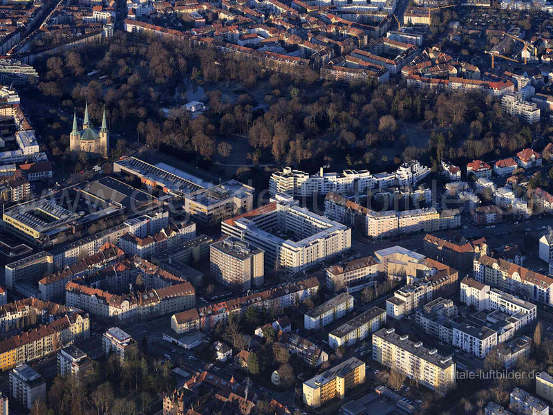Luftaufnahme Stadtpark in Nürnberg | Mittelfranken, Bayern